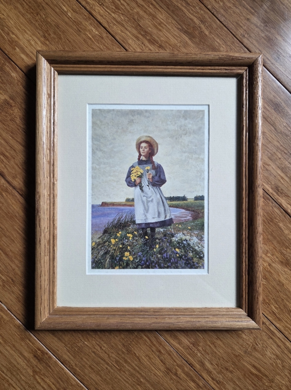Vintage Anne of Green Gables Framed Print | Cottagecore Wall Art | Canadiana